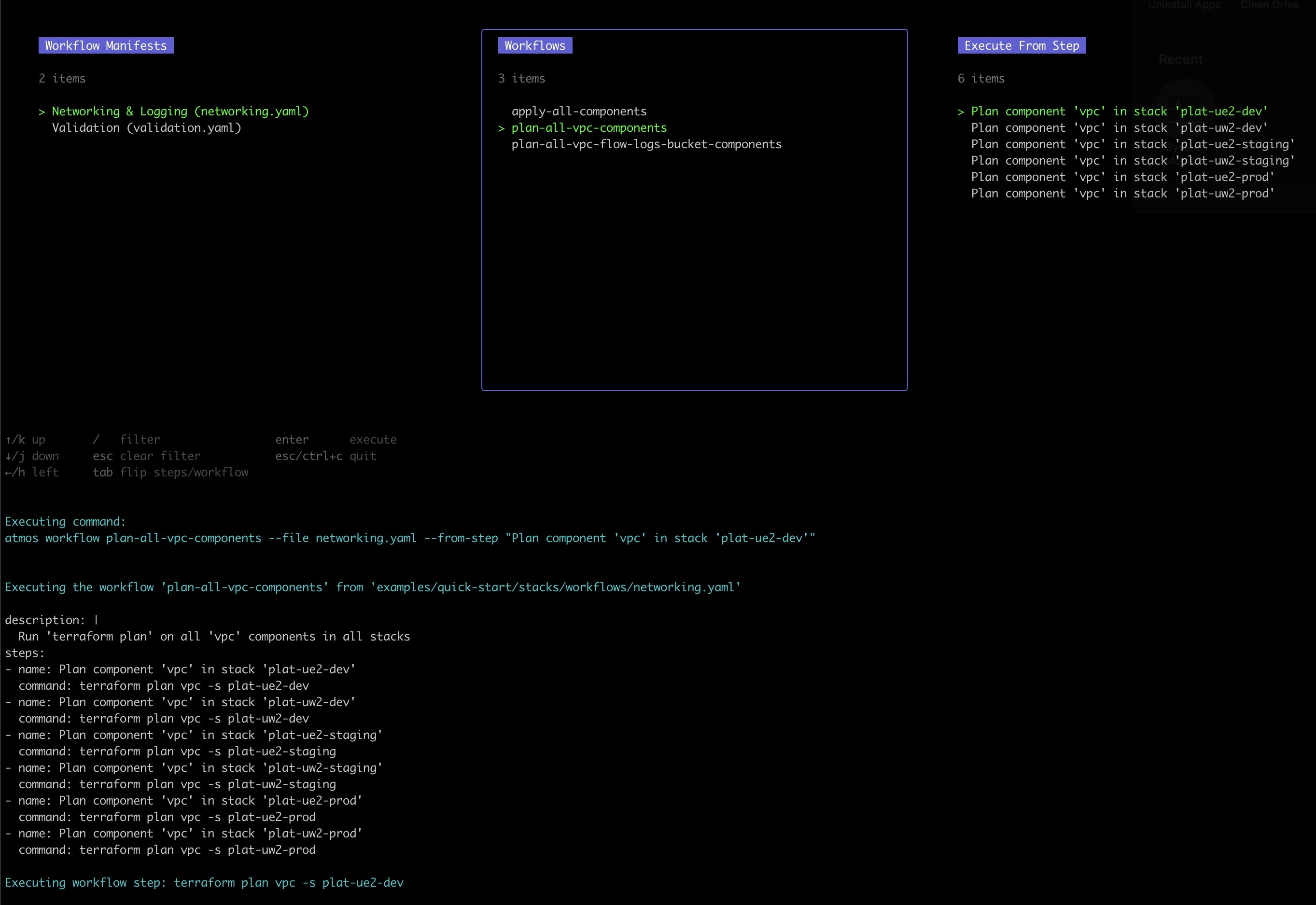 atmos workflow CLI command 2