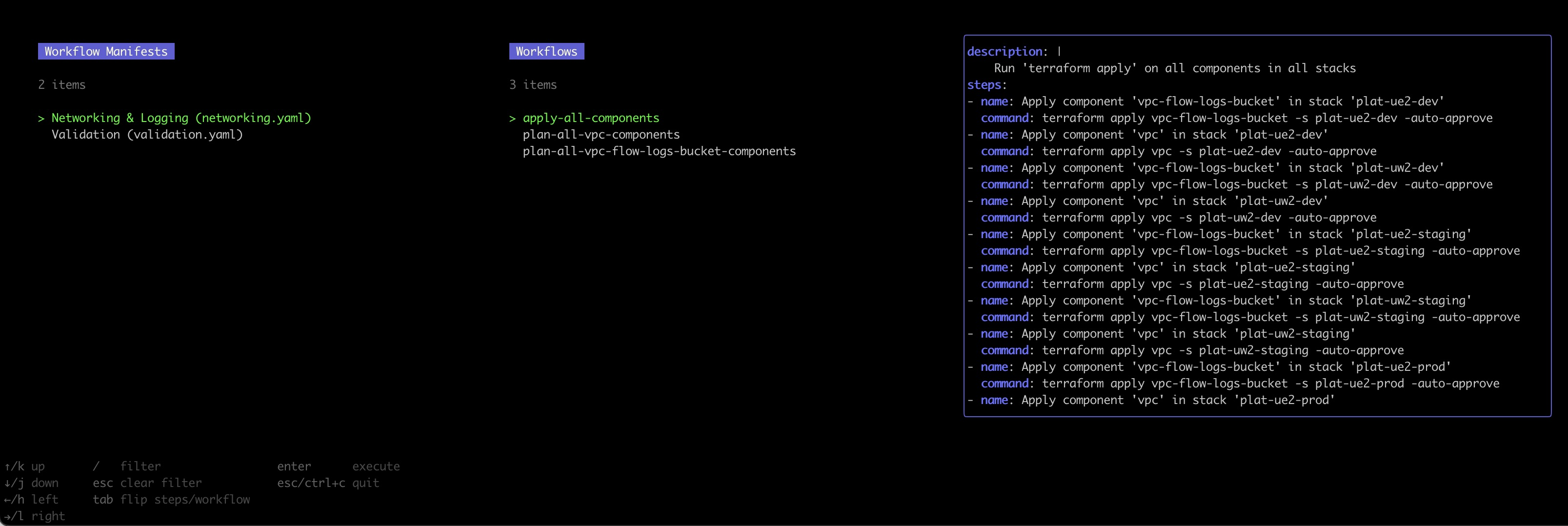 atmos workflow CLI command 4